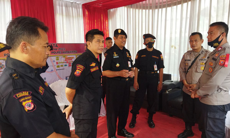 Kunjungan Ketua Senkom Jabar ke Karawang