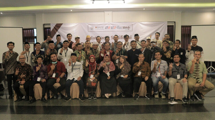 Pelatihan dan Sertifikasi Kompetensi Nazhir Wakaf.